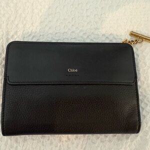 Chloe Black Wallet Gently Used